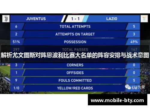 解析尤文图斯对阵恩波利比赛大名单的阵容安排与战术意图 解析尤文图斯对阵恩波利比赛大名单的阵容安排与战术意图
