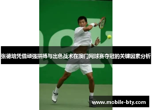 张德培凭借顽强拼搏与出色战术在澳门网球赛夺冠的关键因素分析
